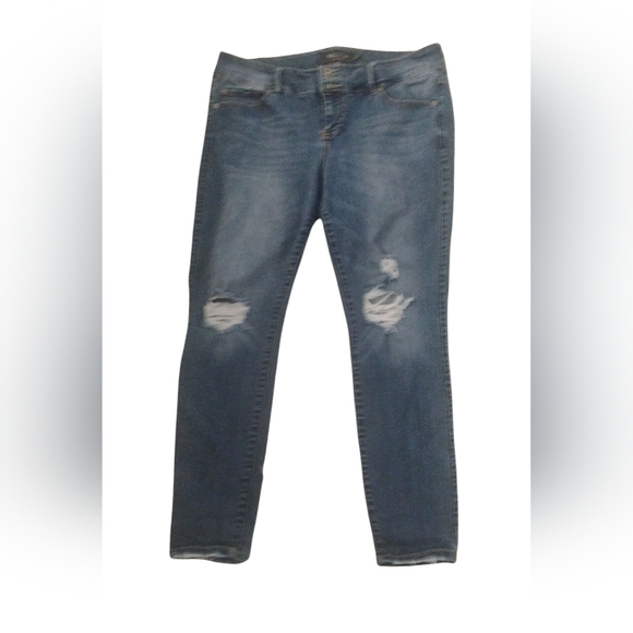 torrid Denim - Torrid Premium Jeggings Distressed Jeans Denim Stretchy Plus Size 16 R